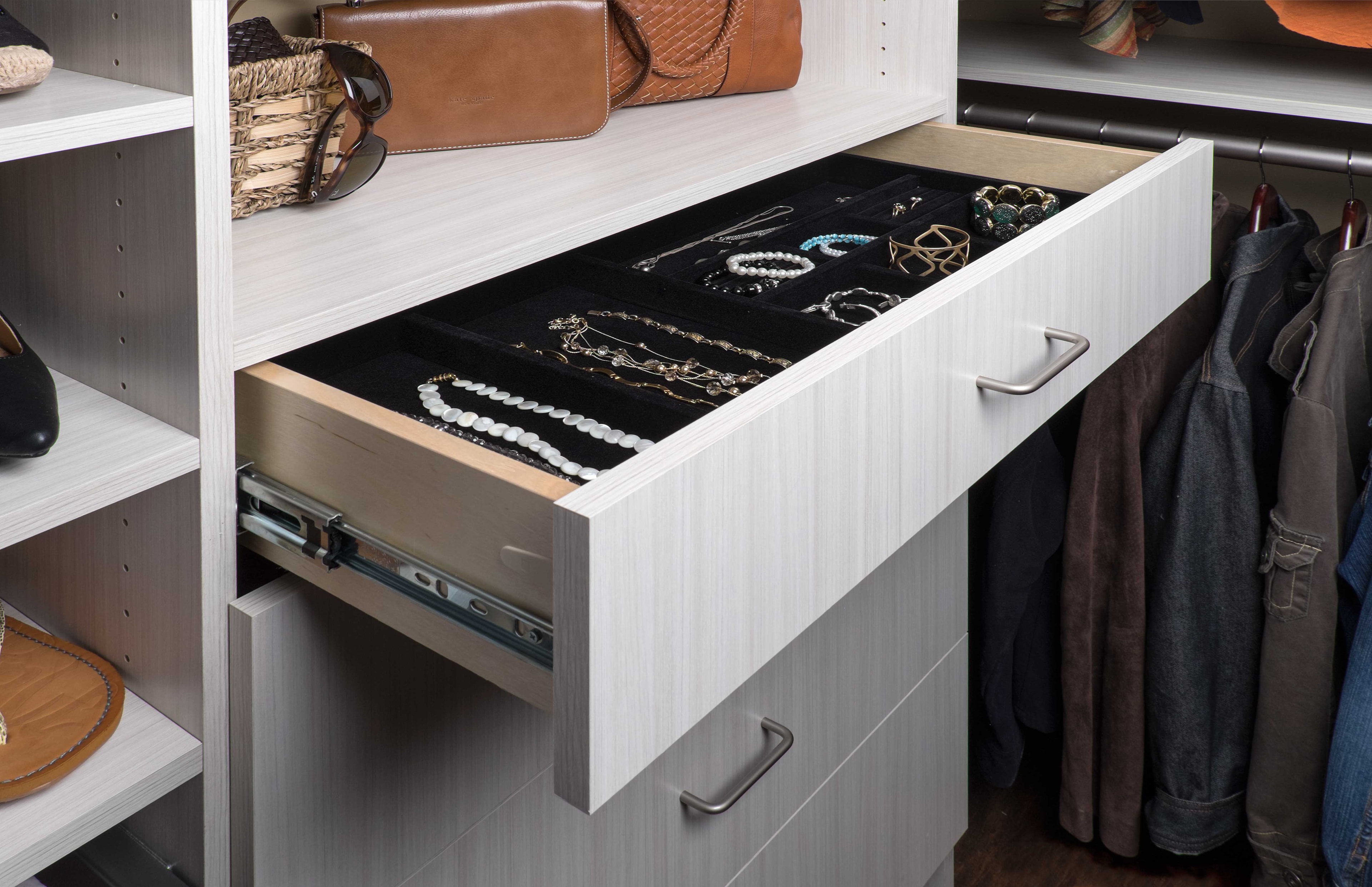 Organized garage storage system